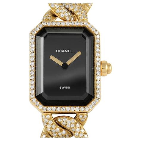 chanel premiere gold chain watch price|Chanel prime watches.